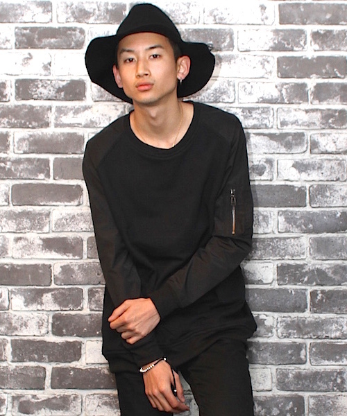 MYE-DO'(マイ・ドゥ)の「MA-1スリーブ クルースウェット(スウェット・メンズ・ホワイト/ブラック・SMALL/MEDIUM)」の17枚目の写真
