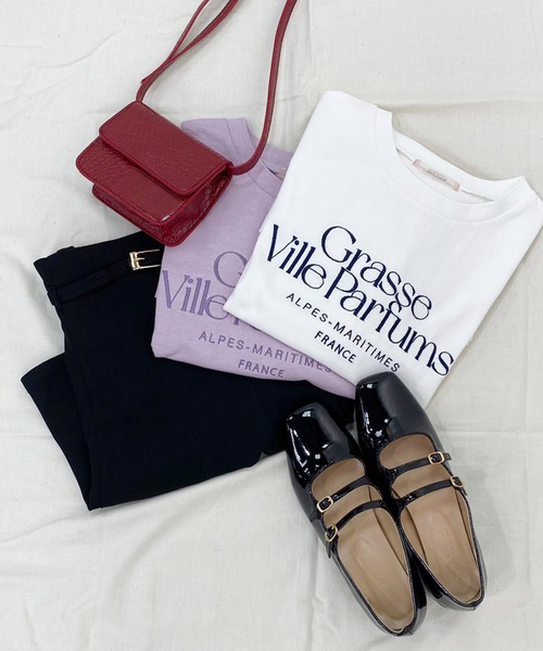 one after another NICE CLAUP（ワンアフターアナザーナイスクラップ）の「BigサイズTee（Tシャツ/カットソー・レディース・ホワイト/ブラック/パープル/ホワイト系その他・FREE）」の18枚目の写真