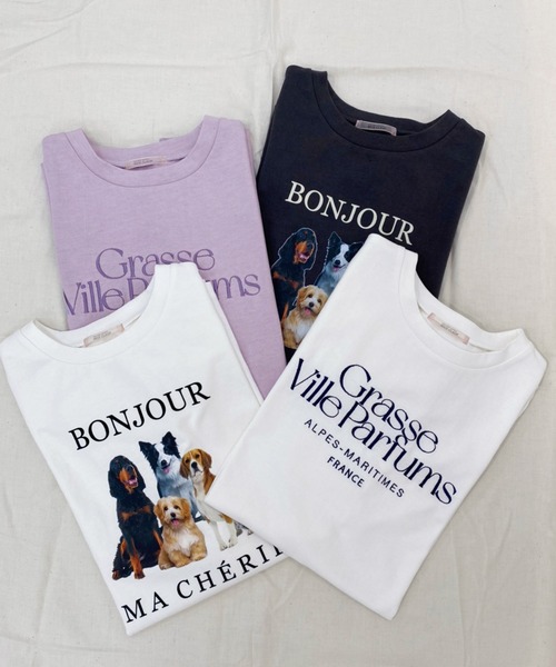 one after another NICE CLAUP（ワンアフターアナザーナイスクラップ）の「BigサイズTee（Tシャツ/カットソー・レディース・ホワイト/ブラック/パープル/ホワイト系その他・FREE）」の22枚目の写真