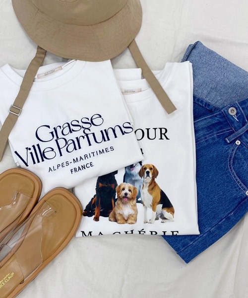 one after another NICE CLAUP（ワンアフターアナザーナイスクラップ）の「BigサイズTee（Tシャツ/カットソー・レディース・ホワイト/ブラック/パープル/ホワイト系その他・FREE）」の10枚目の写真