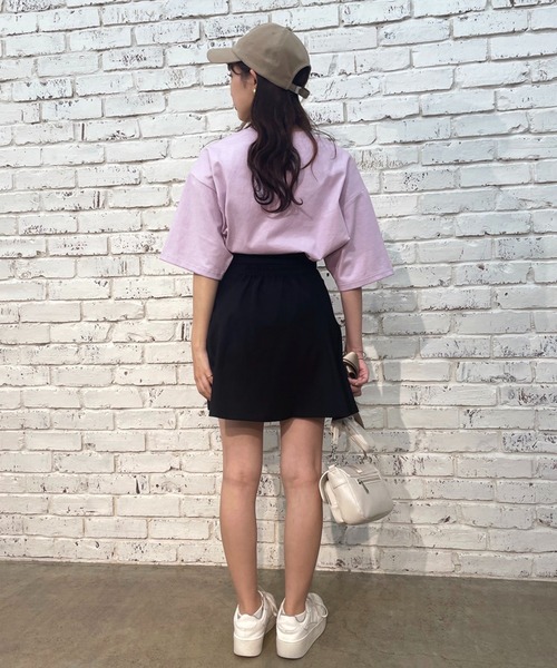 one after another NICE CLAUP（ワンアフターアナザーナイスクラップ）の「BigサイズTee（Tシャツ/カットソー・レディース・ホワイト/ブラック/パープル/ホワイト系その他・FREE）」の9枚目の写真