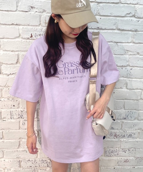 one after another NICE CLAUP（ワンアフターアナザーナイスクラップ）の「BigサイズTee（Tシャツ/カットソー・レディース・ホワイト/ブラック/パープル/ホワイト系その他・FREE）」の17枚目の写真