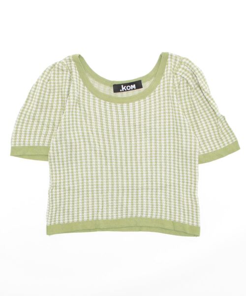 Dita Muaj.（ディータムアージュ）の「パフスリーブクルーネックトップス（Tシャツ/カットソー・レディース・ブラック/ブルー/グリーン・FREE）」の11枚目の写真