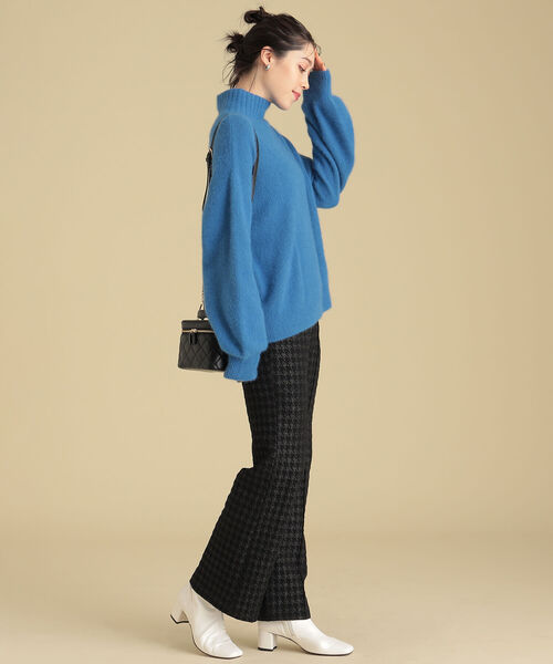 Ray BEAMS（レイビームス）の「Ray BEAMS / フラッフィー タートルネック プルオーバー（ニット/セーター・レディース・イエロー/ブラウン系その他4/ブルー系その他2・ONE SIZE）」の9枚目の写真