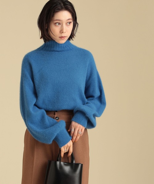 Ray BEAMS（レイビームス）の「Ray BEAMS / フラッフィー タートルネック プルオーバー（ニット/セーター・レディース・イエロー/ブラウン系その他4/ブルー系その他2・ONE SIZE）」の11枚目の写真