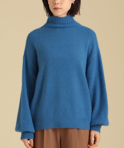 Ray BEAMS（レイビームス）の「Ray BEAMS / フラッフィー タートルネック プルオーバー（ニット/セーター・レディース・イエロー/ブラウン系その他4/ブルー系その他2・ONE SIZE）」の18枚目の写真