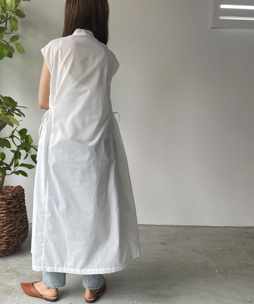 210nouve（トゥージュヌーブ）の「サイドリボンブロードワンピース（ワンピース・レディース・ブラック/ブルー/グリーン/ホワイト・FREE）」の14枚目の写真