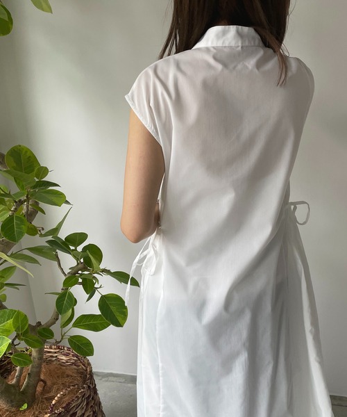 210nouve（トゥージュヌーブ）の「サイドリボンブロードワンピース（ワンピース・レディース・ブラック/ブルー/グリーン/ホワイト・FREE）」の17枚目の写真