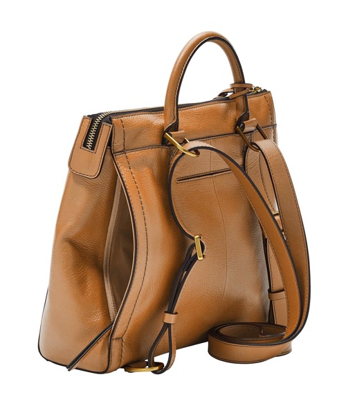 FOSSIL（フォッシル）の「PARKER BACKPACK ZB1514235（バックパック/リュック・レディース・キャメル・FREE）」の4枚目の写真