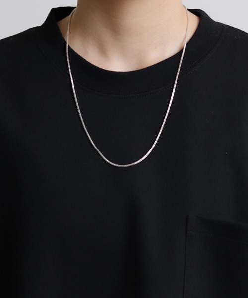 Confirm（コンファーム）の「トップ付き モチーフ チャーム シルバーチェーンネックレス【Confirm】（ネックレス・メンズ・E/A/I/B/J/D/L/G/F/C/K/H/M/N/O/Q/P/R・FREE）」の10枚目の写真