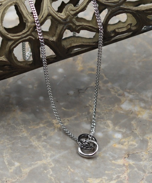 Confirm（コンファーム）の「トップ付き モチーフ チャーム シルバーチェーンネックレス【Confirm】（ネックレス・メンズ・E/A/I/B/J/D/L/G/F/C/K/H/M/N/O/Q/P/R・FREE）」の20枚目の写真