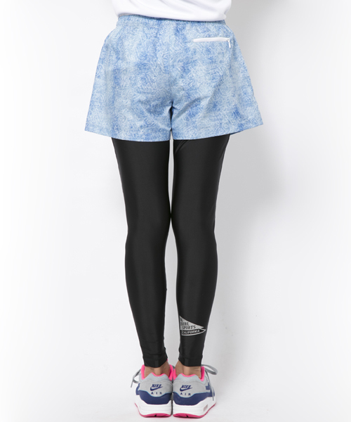 X-girl(エックスガール)の「【SEDA6月号掲載】PERFORMANCE SHORTS(その他パンツ・レディース・マルチ/ライトブルー・MEDIUM/SMALL)」の4枚目の写真