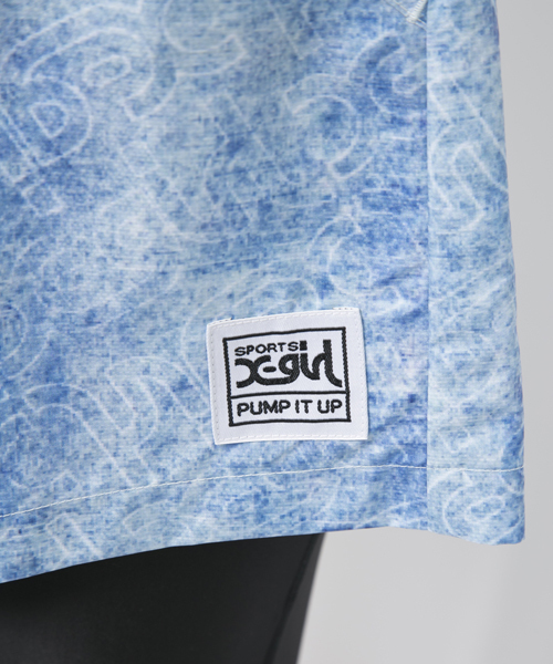 X-girl(エックスガール)の「【SEDA6月号掲載】PERFORMANCE SHORTS(その他パンツ・レディース・マルチ/ライトブルー・MEDIUM/SMALL)」の5枚目の写真
