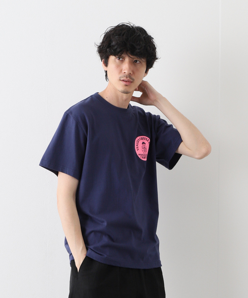 JOURNAL STANDARD（ジャーナルスタンダード）の「【VENICE 8 COFFEE×JS】CAMPING CAR Tシャツ（Tシャツ/カットソー・メンズ・ホワイト/ネイビー・MEDIUM/LARGE/X-LARGE）」の2枚目の写真