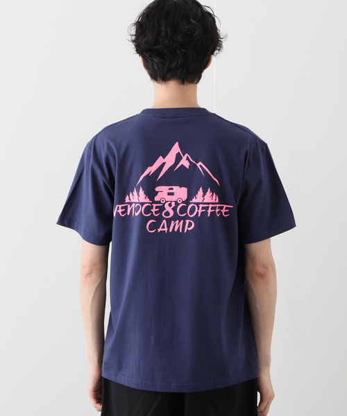 JOURNAL STANDARD（ジャーナルスタンダード）の「【VENICE 8 COFFEE×JS】CAMPING CAR Tシャツ（Tシャツ/カットソー・メンズ・ホワイト/ネイビー・MEDIUM/LARGE/X-LARGE）」の6枚目の写真