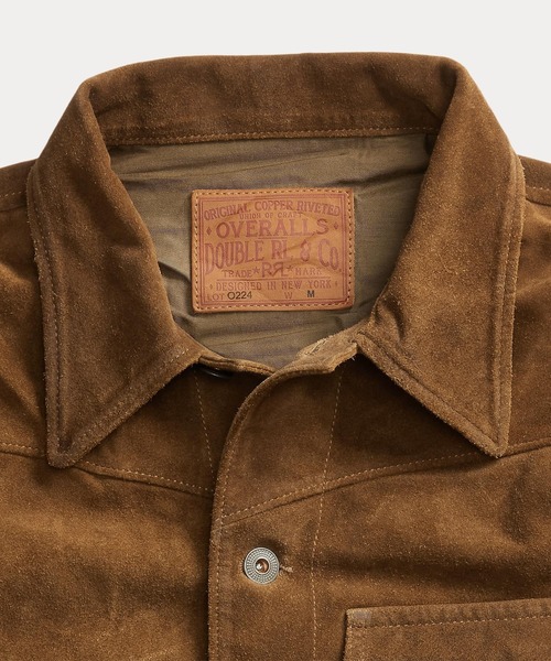 RRL(ダブル アール エル)の「ラフアウト スエード ジャケット(その他アウター・メンズ・ブラウン・S/M/L/XS/XL/XXL)」の10枚目の写真