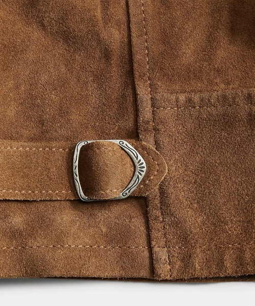 RRL(ダブル アール エル)の「ラフアウト スエード ジャケット(その他アウター・メンズ・ブラウン・S/M/L/XS/XL/XXL)」の5枚目の写真