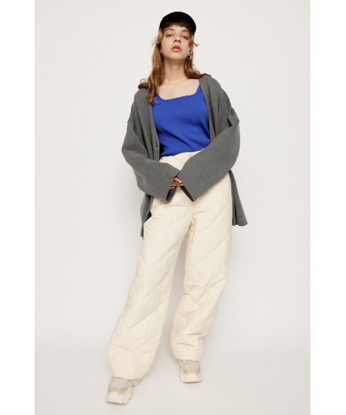 SLY(スライ)の「MILANO RIB USEFUL C/D ミラノリブ ユースフル カーディガン(カーディガン/ボレロ・レディース・杢グレー/グリーン/ブラック/ブルー・FREE)」の11枚目の写真