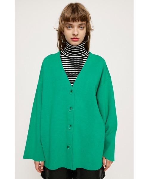 SLY(スライ)の「MILANO RIB USEFUL C/D ミラノリブ ユースフル カーディガン(カーディガン/ボレロ・レディース・杢グレー/グリーン/ブラック/ブルー・FREE)」の17枚目の写真