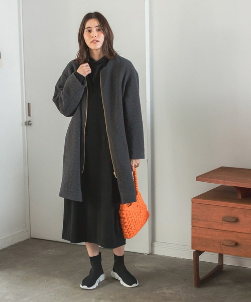 LEPSIM（レプシィム）の「カラーチャンキーニットバッグ　162534（ショルダーバッグ・レディース・オレンジ/ブルー/アイボリー・ONE SIZE）」の8枚目の写真