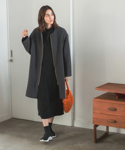 LEPSIM（レプシィム）の「カラーチャンキーニットバッグ　162534（ショルダーバッグ・レディース・オレンジ/ブルー/アイボリー・ONE SIZE）」の9枚目の写真