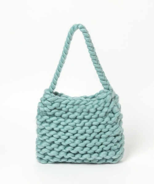 LEPSIM（レプシィム）の「カラーチャンキーニットバッグ　162534（ショルダーバッグ・レディース・オレンジ/ブルー/アイボリー・ONE SIZE）」の15枚目の写真