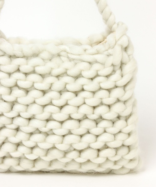 LEPSIM（レプシィム）の「カラーチャンキーニットバッグ　162534（ショルダーバッグ・レディース・オレンジ/ブルー/アイボリー・ONE SIZE）」の16枚目の写真