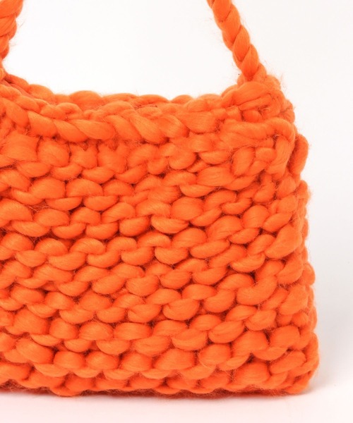 LEPSIM（レプシィム）の「カラーチャンキーニットバッグ　162534（ショルダーバッグ・レディース・オレンジ/ブルー/アイボリー・ONE SIZE）」の17枚目の写真