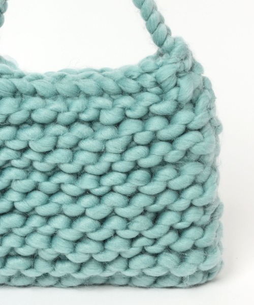 LEPSIM（レプシィム）の「カラーチャンキーニットバッグ　162534（ショルダーバッグ・レディース・オレンジ/ブルー/アイボリー・ONE SIZE）」の18枚目の写真