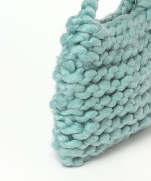 LEPSIM（レプシィム）の「カラーチャンキーニットバッグ　162534（ショルダーバッグ・レディース・オレンジ/ブルー/アイボリー・ONE SIZE）」の20枚目の写真