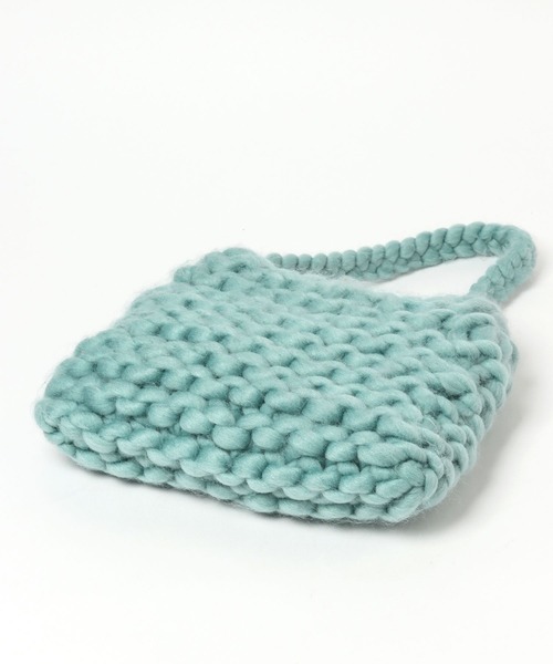 LEPSIM（レプシィム）の「カラーチャンキーニットバッグ　162534（ショルダーバッグ・レディース・オレンジ/ブルー/アイボリー・ONE SIZE）」の21枚目の写真