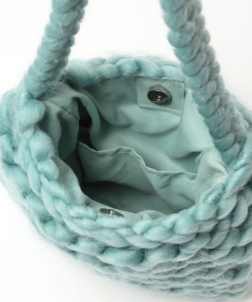 LEPSIM（レプシィム）の「カラーチャンキーニットバッグ　162534（ショルダーバッグ・レディース・オレンジ/ブルー/アイボリー・ONE SIZE）」の22枚目の写真