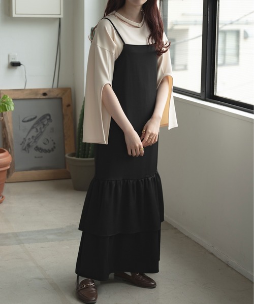 Ambre Ciel（アンブルシエル）の「袖スリットカットトップス／【WEB/EC限定商品】（Tシャツ/カットソー・レディース・ベージュ/アイボリー・FREE）」の14枚目の写真