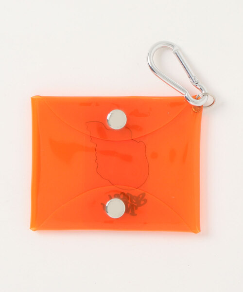 SPINNS（スピンズ）の「ファイヤー8ボールデザイン クリアミニマルチポーチ（ポーチ・レディース・オレンジ・ONESIZE）」の4枚目の写真