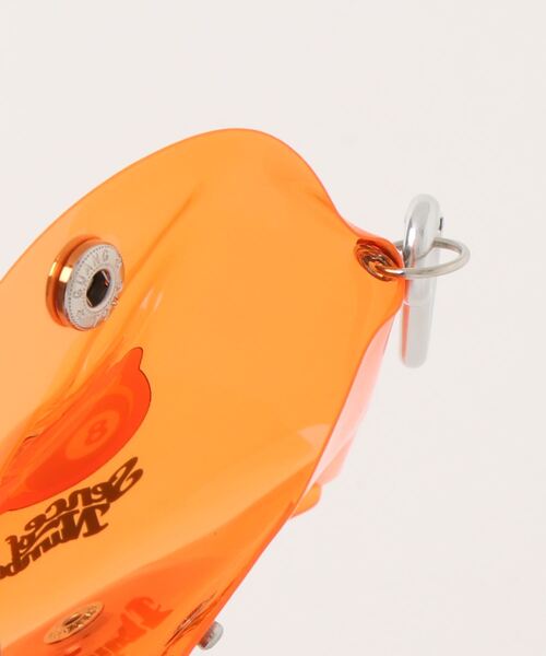 SPINNS（スピンズ）の「ファイヤー8ボールデザイン クリアミニマルチポーチ（ポーチ・レディース・オレンジ・ONESIZE）」の3枚目の写真