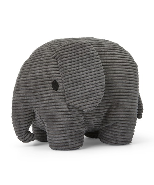 MARK'S(マークス)の「BON TON TOYS/エレファント ぬいぐるみ コーデュロイ 27cm(おもちゃ・レディース・グレー・FREE)」の1枚目の写真