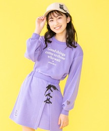 【WEB限定】袖ボリュームロゴトレーナー