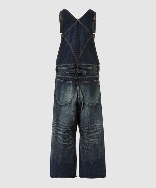 SUGARHILL（シュガーヒル）の「MULTI FADE DENIM OVERALL（サロペット/オーバーオール・メンズ・インディゴブルー・0）」の2枚目の写真