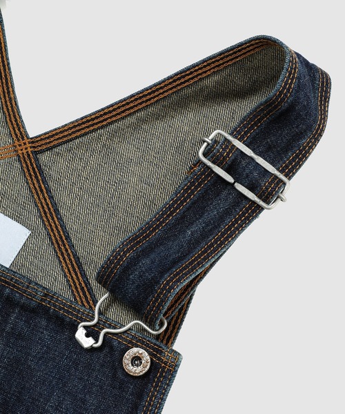 SUGARHILL（シュガーヒル）の「MULTI FADE DENIM OVERALL（サロペット/オーバーオール・メンズ・インディゴブルー・0）」の3枚目の写真
