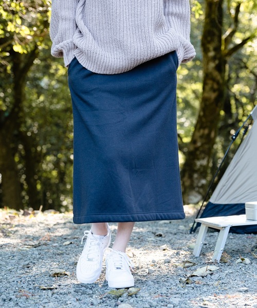 OUTDOOR PRODUCTS(アウトドアプロダクツ)の「【OUTDOOR PRODUCTS/アウトドアプロダクツ】裏ボア ロングスカート(スカート・レディース・オリーブ/スミクロ/ネイビー・LARGE/MEDIUM)」の3枚目の写真