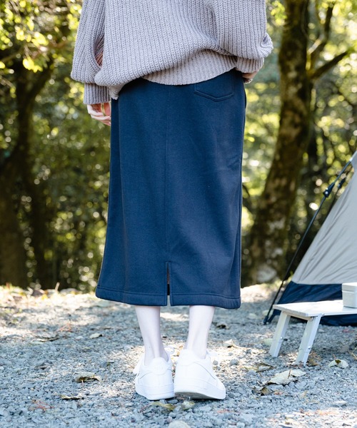 OUTDOOR PRODUCTS(アウトドアプロダクツ)の「【OUTDOOR PRODUCTS/アウトドアプロダクツ】裏ボア ロングスカート(スカート・レディース・オリーブ/スミクロ/ネイビー・LARGE/MEDIUM)」の8枚目の写真