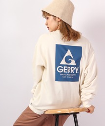 GERRY 裏毛ロゴバックプリント クルーネックプルオーバー 2022AW