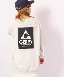GERRY 裏毛ロゴバックプリント クルーネックプルオーバー 2022AW