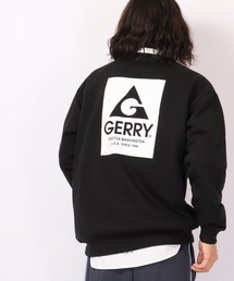 GERRY 裏毛ロゴバックプリント クルーネックプルオーバー 2022AW