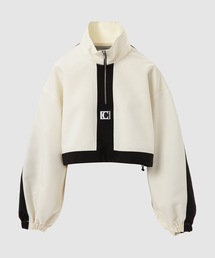 LOW CLASSIC | 22FW ZIP-UP SHORT ANORAK - CREAM(ブルゾン)