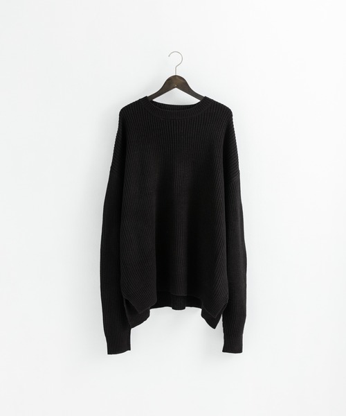 Ressaca（レサーカ）の「プルオーバーバルキーニット クルーネックセーター オーバーサイズ（ニット/セーター・メンズ・ブラウン/チャコールグレー/グリーン/オフホワイト/グレー/ブラック・L/M/XL）」の16枚目の写真