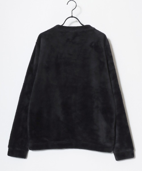 FRUIT OF THE LOOM（フルーツオブザルーム）の「FRUIT OF THE LOOM/フルーツオブザルーム セットアップ ボアフリース スウェットトレーナー＆ロングパンツ＆収納袋 3点セット/ルームウェア/ワンマイルウェア/パジャマ/レディース メンズ（ルームウェア/パジャマ・メンズ・ブラック/グレー/ベージュ/ブラウン/ピンク/モスグリーン・S/M/L/LL）」の7枚目の写真