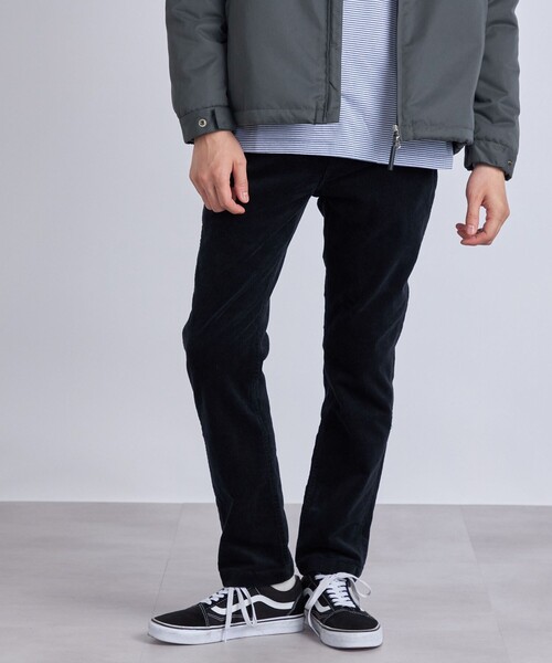 SHIPS any（シップス エニィ）の「SHIPS any: ＜ストレッチ＞ コーデュロイ スリム  チノパンツ（その他パンツ・メンズ・ブラック/ブラウン/オリーブ・SMALL/MEDIUM/LARGE/X-LARGE）」の2枚目の写真