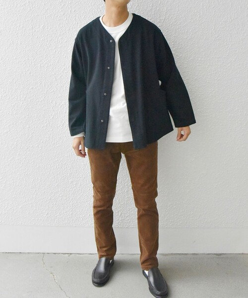 SHIPS any（シップス エニィ）の「SHIPS any: ＜ストレッチ＞ コーデュロイ スリム  チノパンツ（その他パンツ・メンズ・ブラック/ブラウン/オリーブ・SMALL/MEDIUM/LARGE/X-LARGE）」の20枚目の写真
