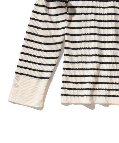 SHOO・LA・RUE（シューラルー）の「【リンク/110-140cm】リブタートルニット（ニット/セーター・キッズ・ホワイト系5/ブラック/レッド系1・11/12/13/14）」の9枚目の写真